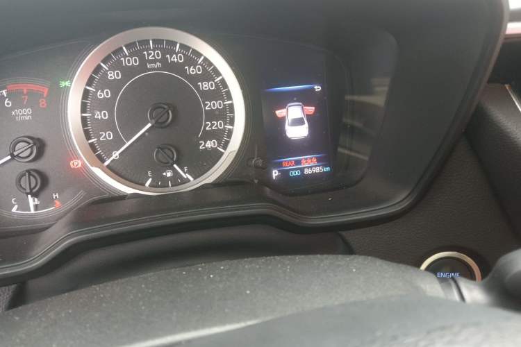 Used Toyota Levin 2022 185T CVT Luxury Edition Odometer Close Up