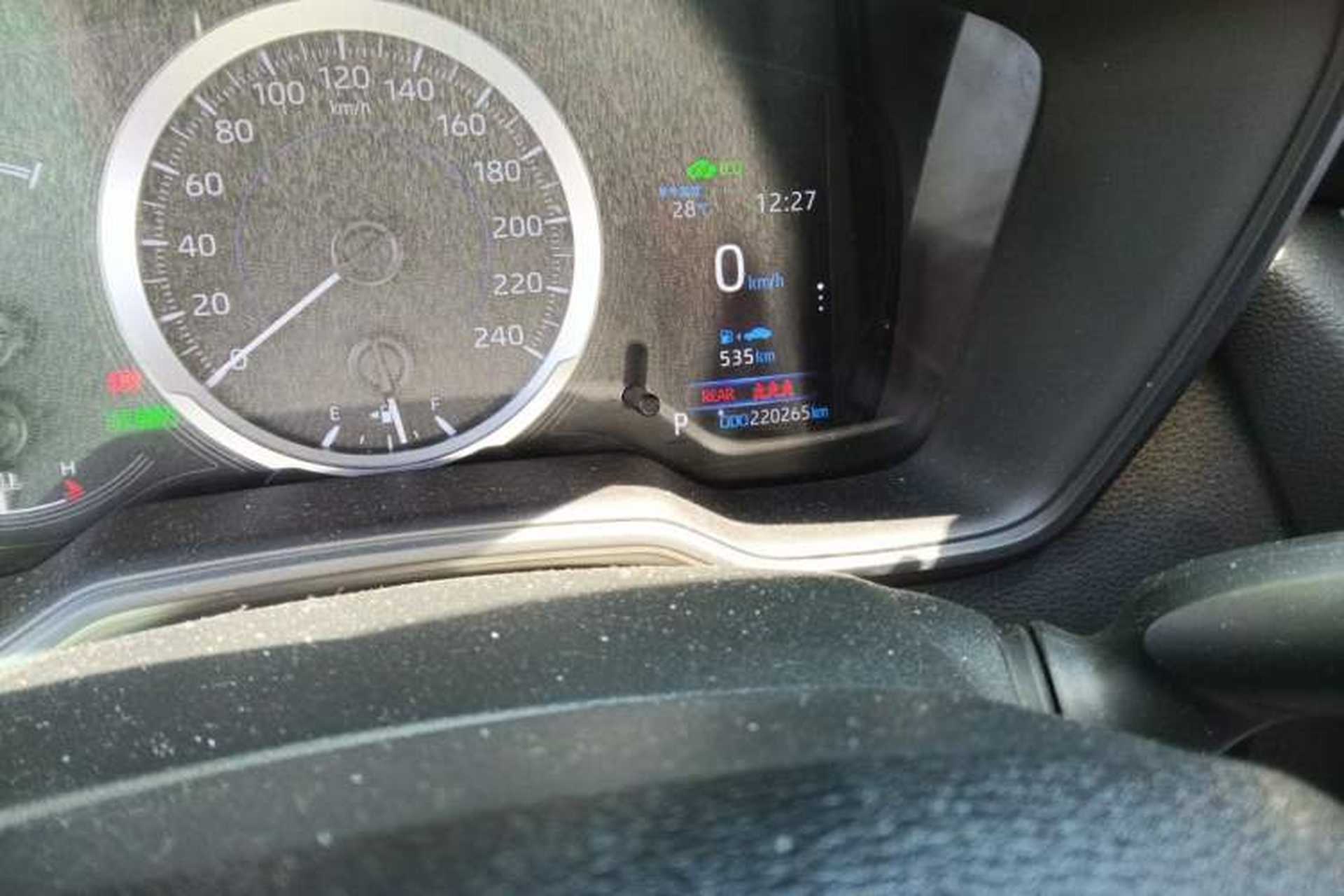 Used Toyota Levin 2022 Dual-Motor 1.8H E-CVT Progressive Edition Odometer Close Up