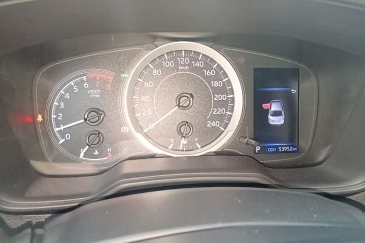 Used Toyota Levin 2022 185T CVT Sport Edition Odometer Close Up