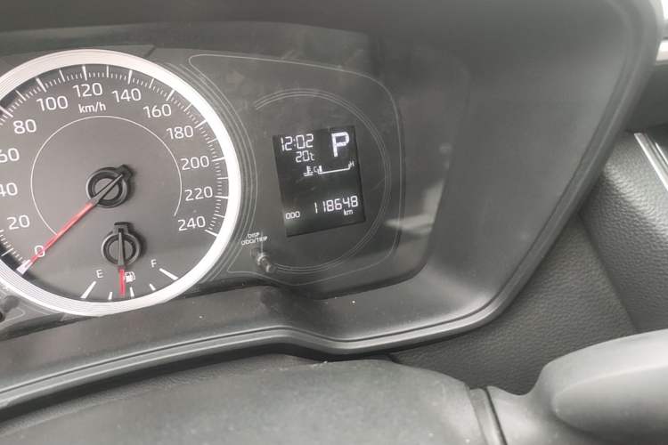 Used Toyota Levin 2022 TNGA 1.5L CVT Progressive Edition Odometer Close Up