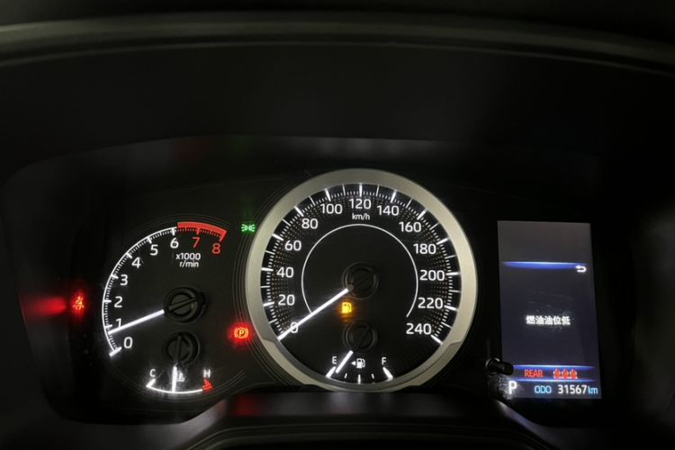 Used Toyota Levin 2022 185T CVT Sport Edition Odometer Close Up