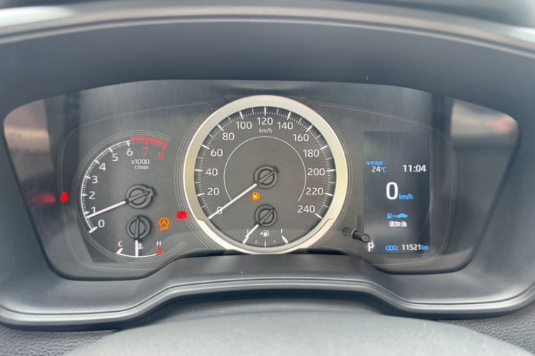 Used Toyota Levin 2022 185T CVT Sport Edition Odometer Close Up