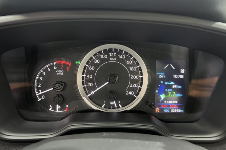Used Toyota Levin 2022 185T CVT Luxury Edition Odometer Close Up