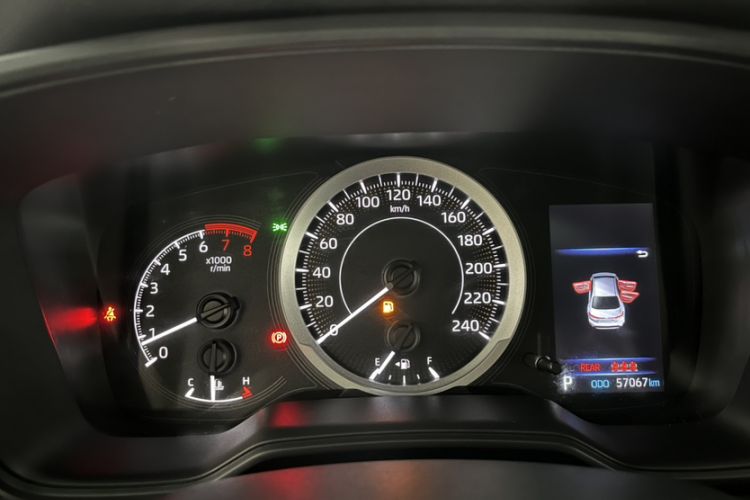 Used Toyota Levin 2022 185T CVT Sport Edition Odometer Close Up