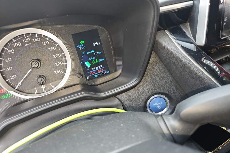 Used Toyota Levin 2022 Dual-Engine 1.8H E-CVT Luxury Edition Odometer Close Up