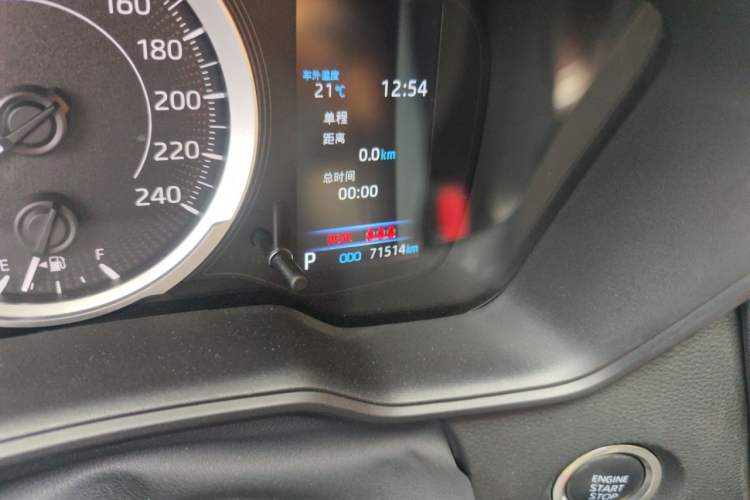 Used Toyota Levin 2022 185T CVT Luxury Edition Odometer Close Up