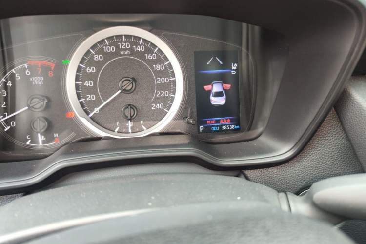 Used Toyota Levin 2022 185T CVT Sport Edition Odometer Close Up