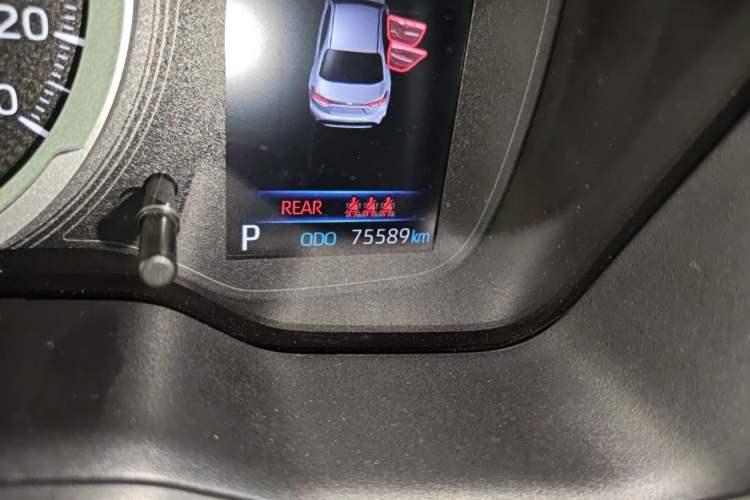 Used Toyota Levin 2022 185T CVT Luxury Edition Odometer Close Up