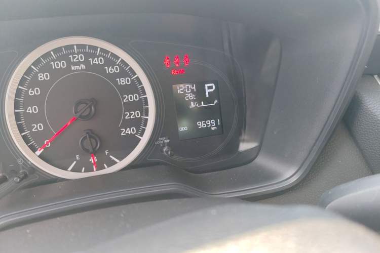 Used Toyota Levin 2022 Facelift TNGA 1.5L CVT Progressive Edition Odometer Close Up