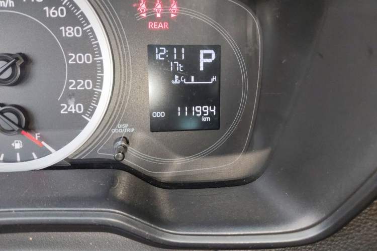 Used Toyota Levin 2022 TNGA 1.5L CVT Progressive Edition Odometer Close Up