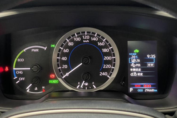 Used Toyota Levin 2022 Dual-Engine 1.8H E-CVT Luxury Edition Odometer Close Up