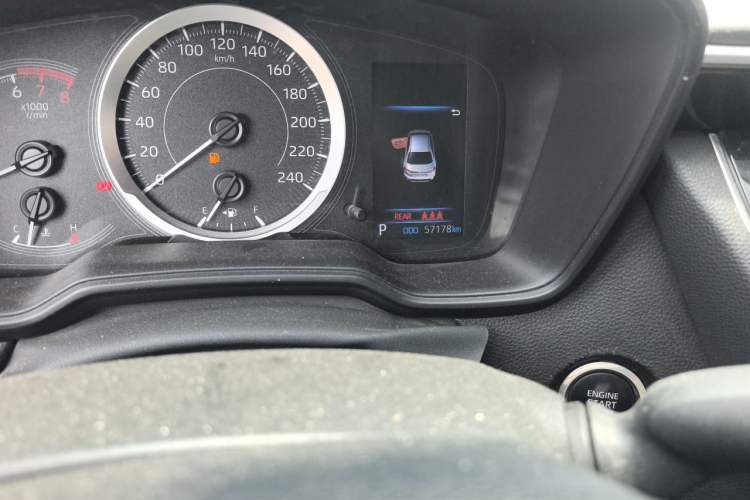 Used Toyota Levin 2022 185T CVT Luxury Edition Odometer Close Up
