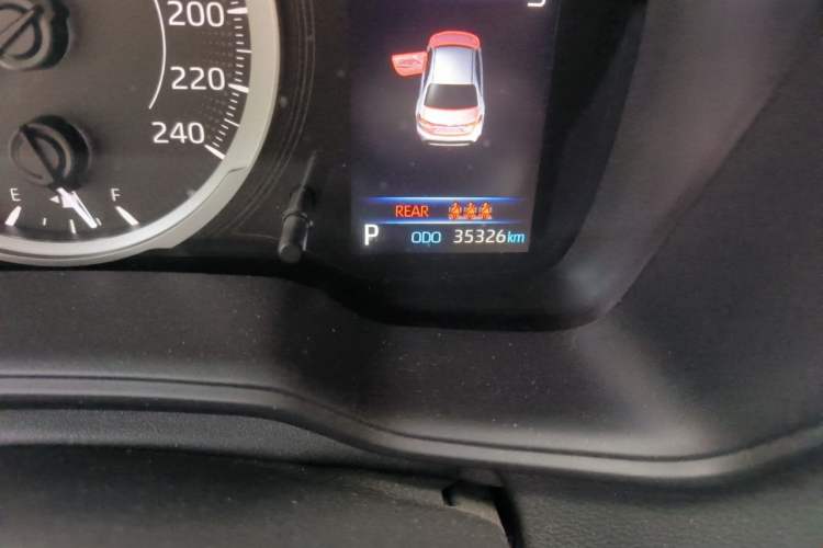 Used Toyota Levin 2022 185T CVT Sport Edition Odometer Close Up