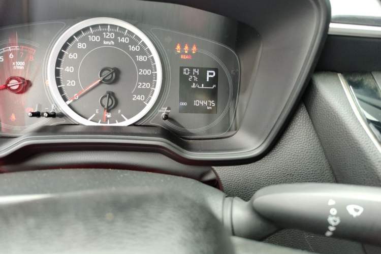 Used Toyota Levin 2022 TNGA 1.5L CVT Progressive Edition Odometer Close Up