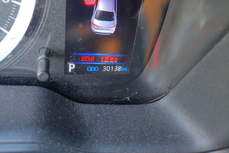 Used Toyota Levin 2022 185T CVT Sport Edition Odometer Close Up