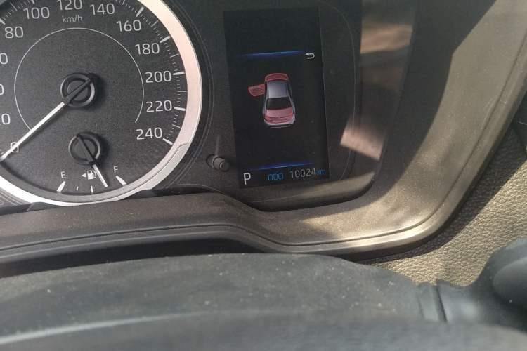 Used Toyota Levin 2022 185T CVT Sport Edition Odometer Close Up