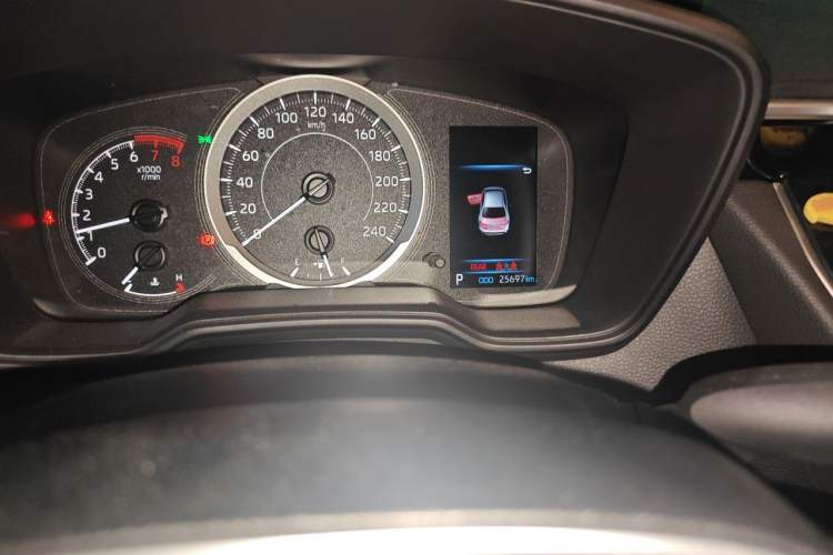 Used Toyota Levin 2022 185T CVT Sport Edition Odometer Close Up