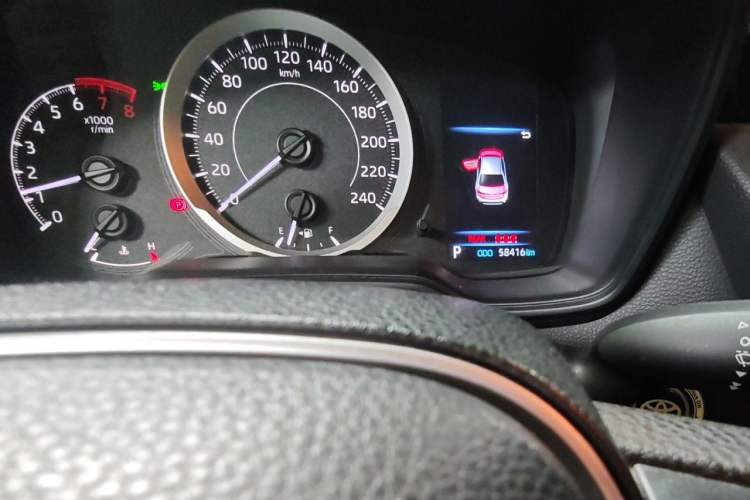 Used Toyota Levin 2022 185T CVT Luxury Edition Odometer Close Up