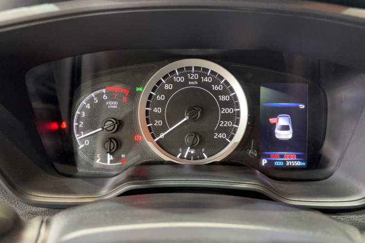 Used Toyota Levin 2022 185T CVT Luxury Edition Odometer Close Up