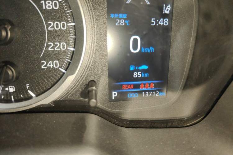 Used Toyota Levin 2022 185T CVT Sport Edition Odometer Close Up