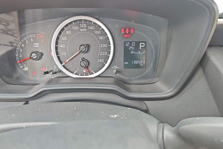 Used Toyota Levin 2022 TNGA 1.5L CVT Progressive Edition Odometer Close Up