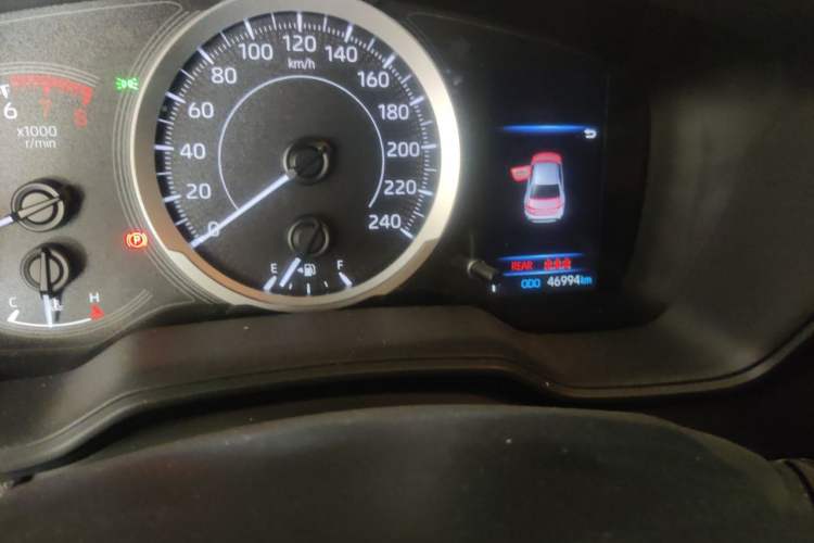 Used Toyota Levin 2022 185T CVT Luxury Edition Odometer Close Up