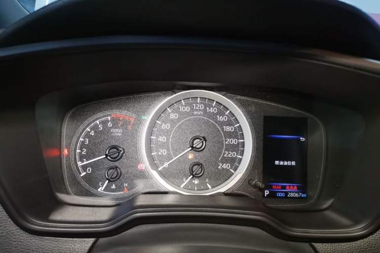Used Toyota Levin 2022 185T CVT Luxury Edition Odometer Close Up