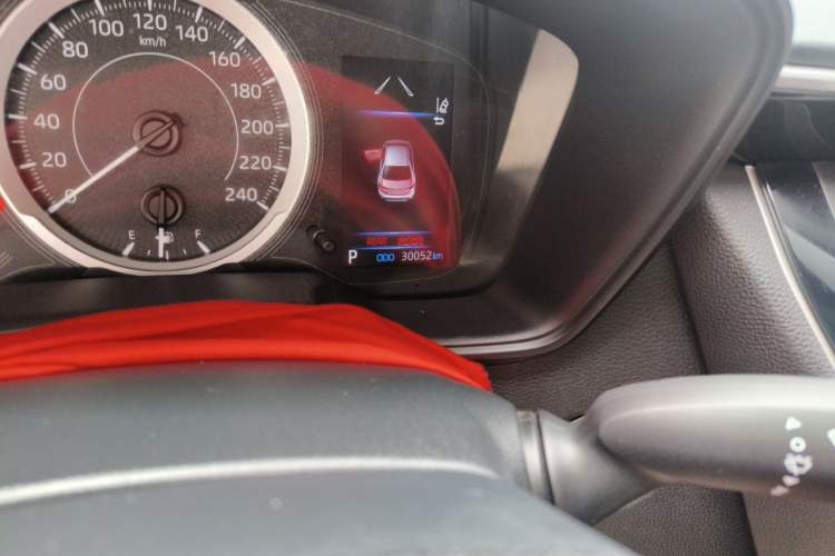 Used Toyota Levin 2022 185T CVT Sport Edition Odometer Close Up
