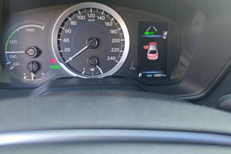 Used Toyota Levin 2022 Dual-Motor 1.8H E-CVT Sport Edition Odometer Close Up