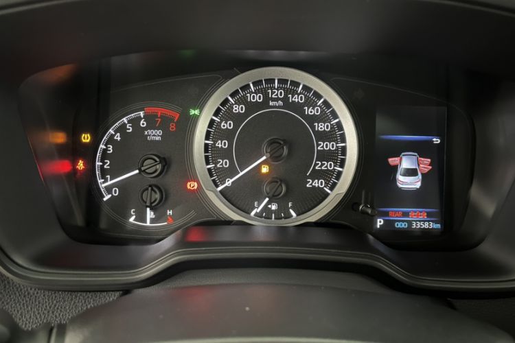 Used Toyota Levin 2022 185T CVT Sport Edition Odometer Close Up