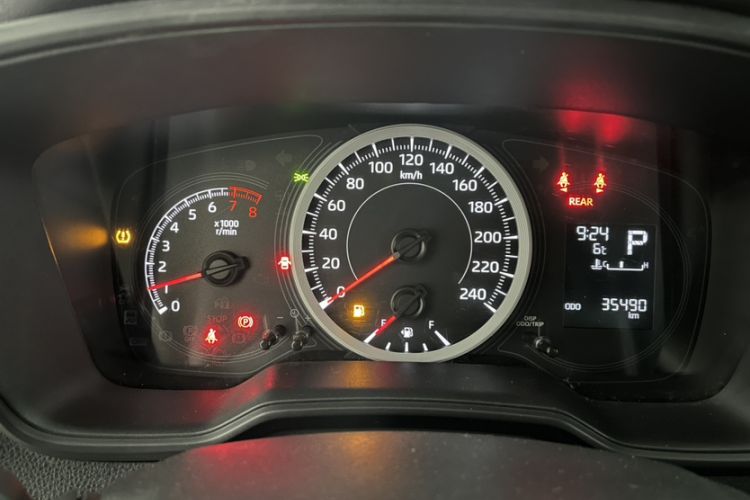 Used Toyota Levin 2022 Facelift TNGA 1.5L CVT Progressive Edition Odometer Close Up