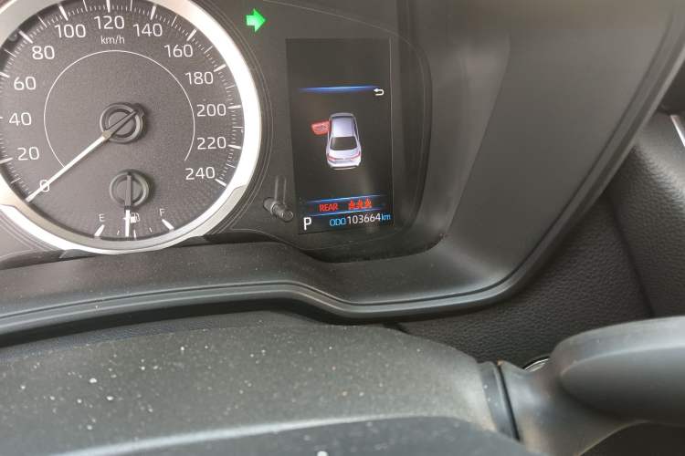 Used Toyota Levin 2022 185T CVT Luxury Edition Odometer Close Up