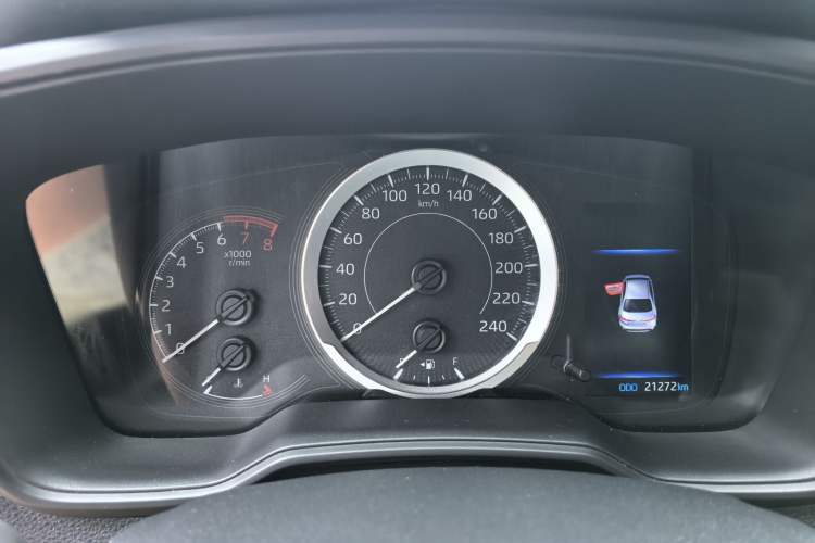 Used Toyota Levin 2023 185T CVT Sport Edition Odometer Close Up