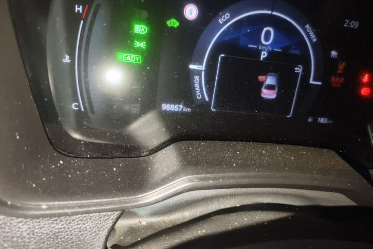 Used Toyota Levin 2023 Smart Electric Hybrid Dual-Engine 1.8L Leading Edition Odometer Close Up
