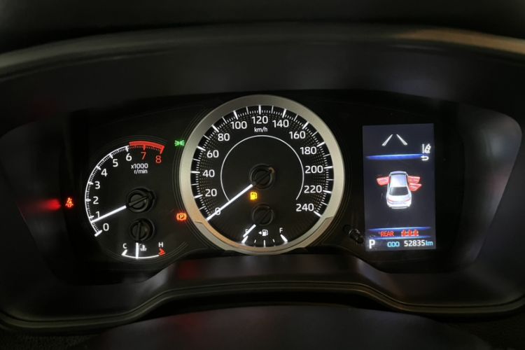 Used Toyota Levin 2023 185T CVT Luxury Edition Odometer Close Up
