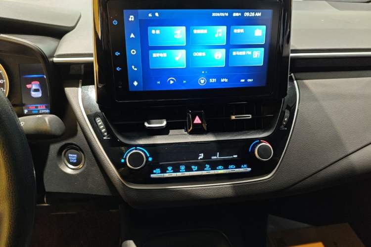 Used Toyota Levin 2023 185T CVT Sport Edition Audio And AC Panel