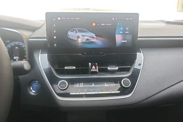 Used Toyota Levin 2023 Smart Electric Hybrid Dual-Engine 1.8L Sport Edition Audio And AC Panel