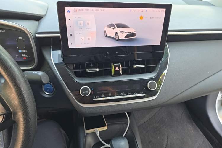 Used Toyota Levin 2023 Smart Electric Hybrid Dual-Engine 1.8L Sport Edition Audio And AC Panel