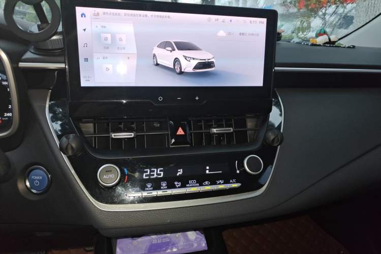 Used Toyota Levin 2023 Smart Electric Hybrid Dual-Engine 1.8L Sport Edition Audio And AC Panel