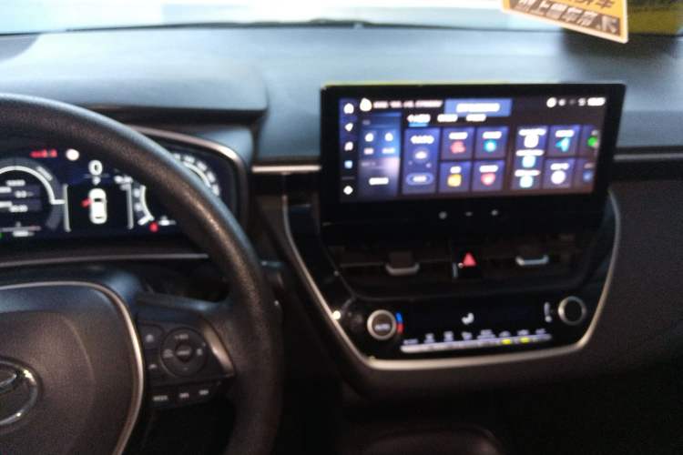 Used Toyota Levin 2023 Smart Electric Hybrid Dual-Engine 1.8L Sport Edition Audio And AC Panel
