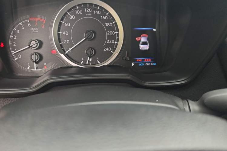 Used Toyota Levin 2023 185T CVT Luxury Edition Odometer Close Up