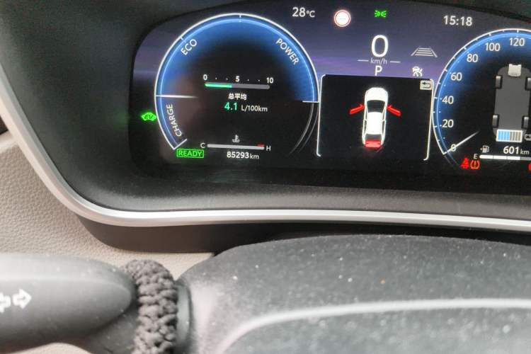 Used Toyota Levin 2023 Smart Electric Hybrid Dual-Engine 1.8L Sport Edition Odometer Close Up