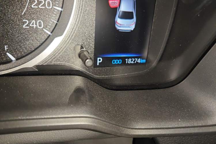 Used Toyota Levin 2023 185T CVT Sport Edition Odometer Close Up