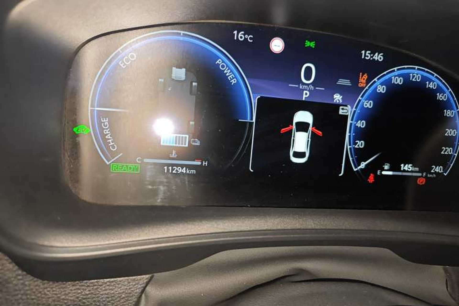 Used Toyota Levin 2023 Dual-Motor 2.0L Luxury Edition Odometer Close Up