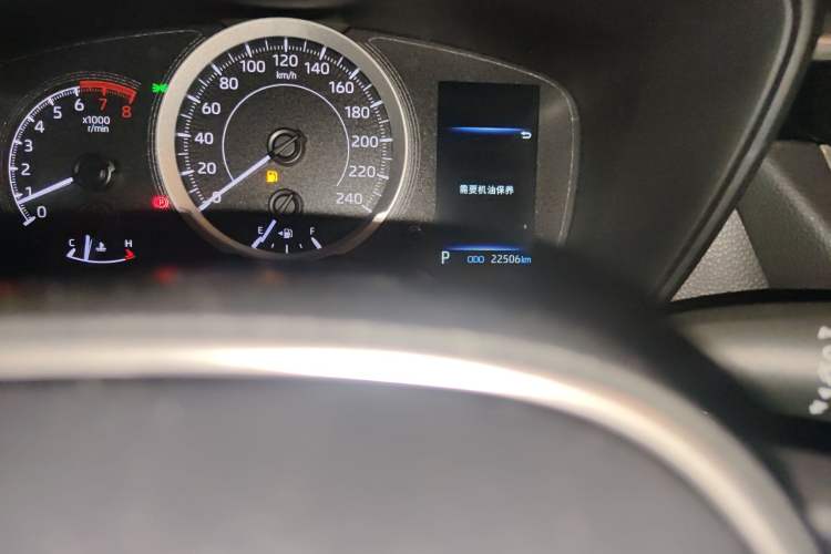 Used Toyota Levin 2023 185T CVT Luxury Edition Odometer Close Up