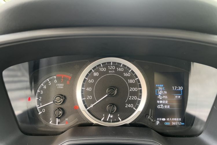 Used Toyota Levin 2023 185T CVT Sport Edition Odometer Close Up