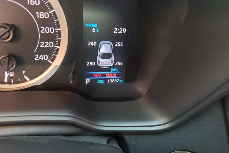 Used Toyota Levin 2023 185T CVT Luxury Edition Odometer Close Up