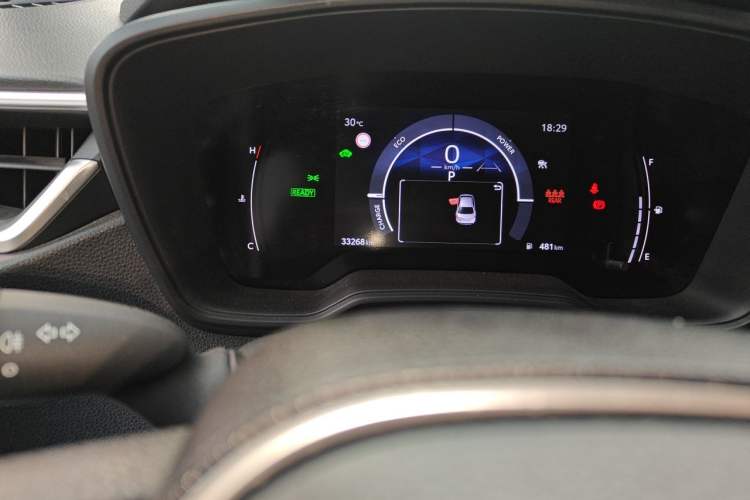 Used Toyota Levin 2023 Smart Electric Hybrid Dual-Engine 1.8L Leading Edition Odometer Close Up