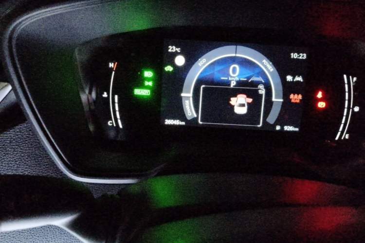 Used Toyota Levin 2024 Smart Electric Hybrid Dual-Engine 1.8L Leading Edition Odometer Close Up