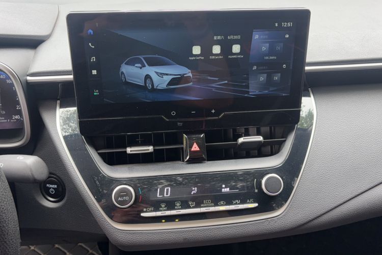 Used Toyota Levin 2024 Smart Electric Hybrid Dual-Engine 1.8L Luxury Edition Audio And AC Panel